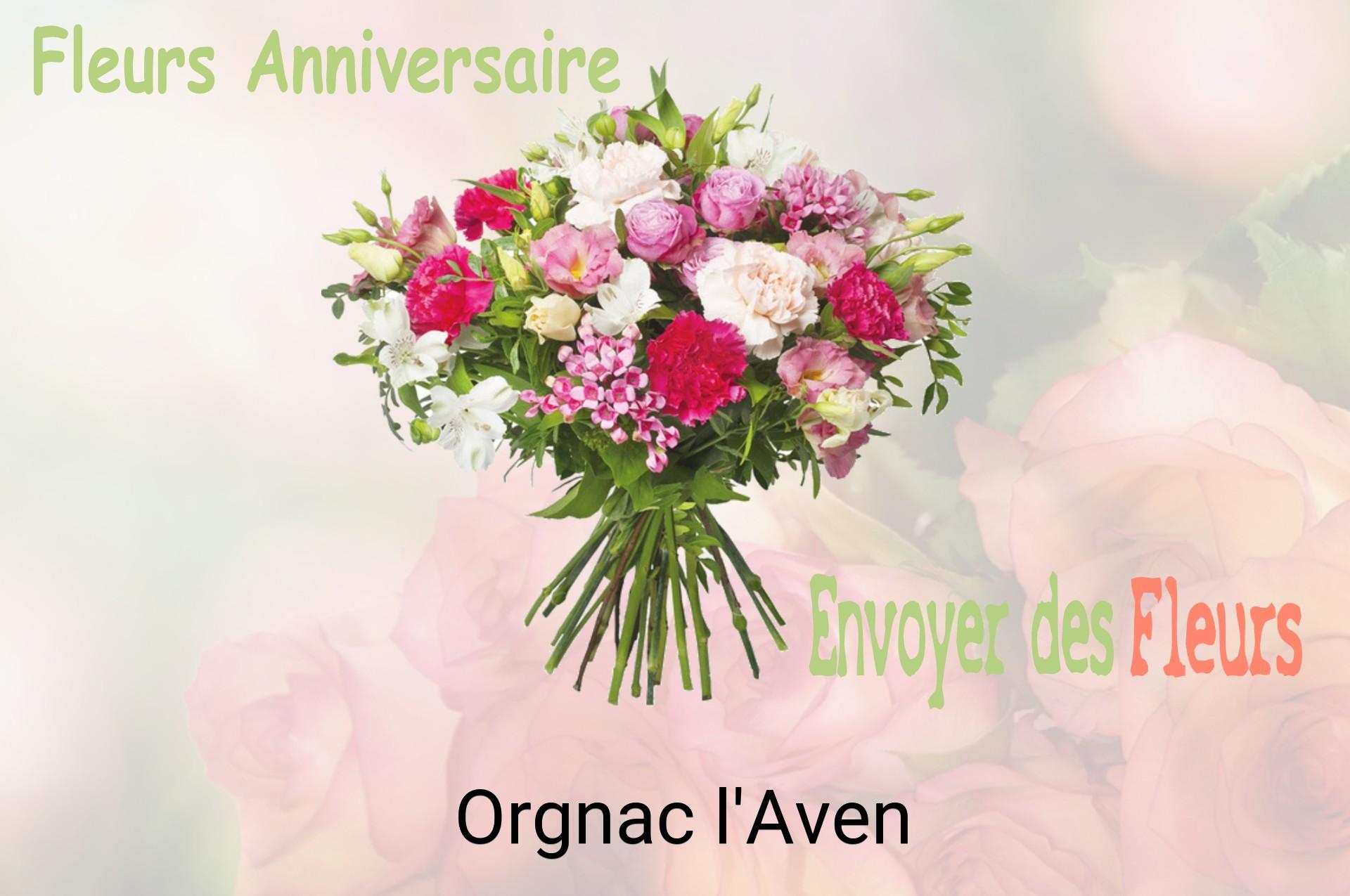 Bouquet de fleurs d’anniversaire livré à Orgnac-l'Aven
